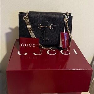 Gucci Emily Guccissima Chain Shoulder bag pristine condition authentic RARE